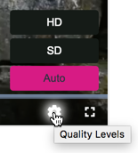 옵션 SD 및 HD 전용